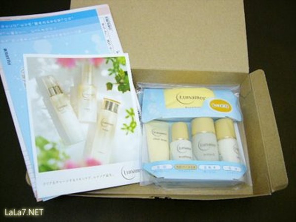 ルナメアAC 1週間お手入れキット届いたところ