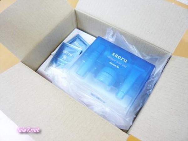「ディセンシア」サエル トライアルセット届きました