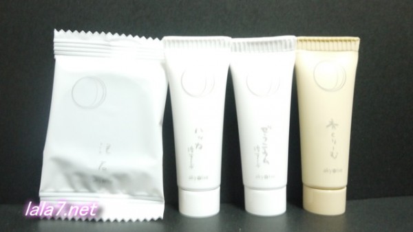 「あきゅらいず」お試し詰め合わせセット内容の四点です