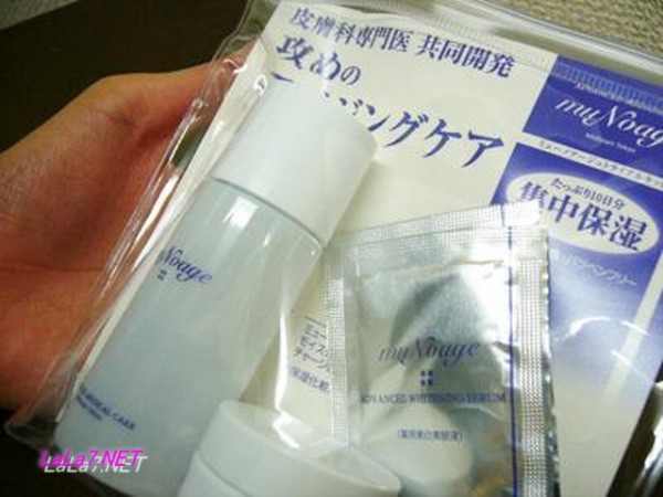 ドクターコスメ「muNoage(ミューノアージュ)」のトライアルキットセット内容です