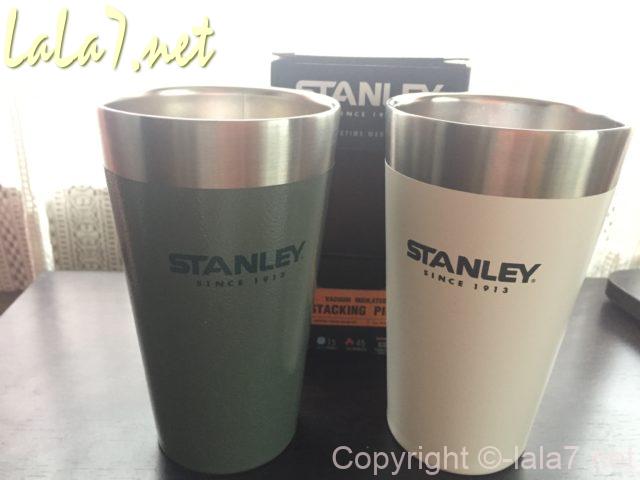 スタンレイ(STANLEY)のコップ473ml グリーンとホワイト